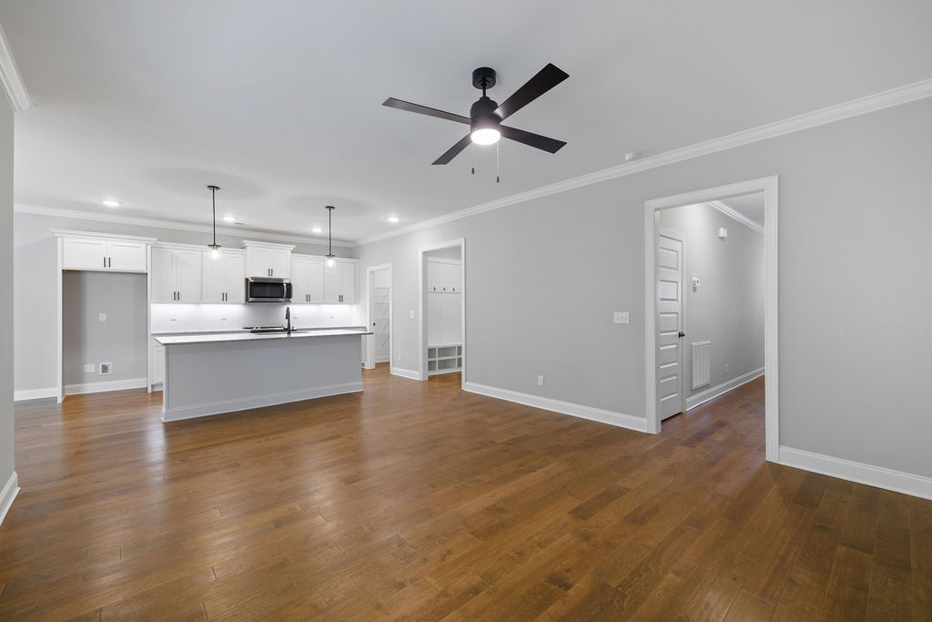 Spacious great room in this new home now selling in Chattanooga area