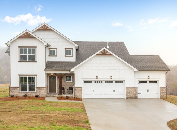 New Pratt home for sale exterior with designer finishes
