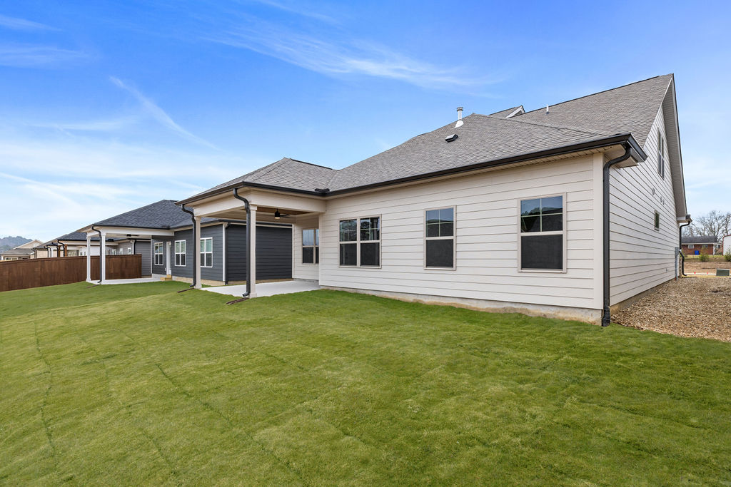 New home Chattanooga with large backyard