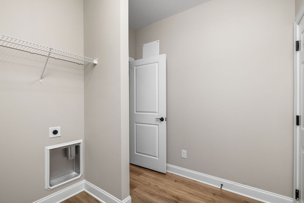 Large laundry room in new home selling Chattanooga