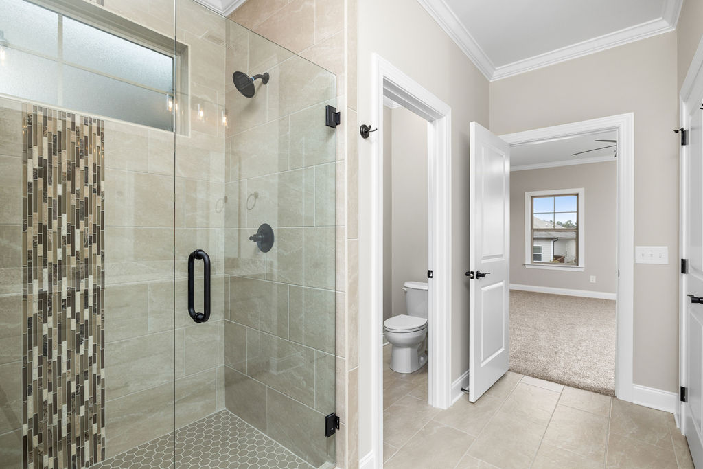 Primary suite with designer upgrades