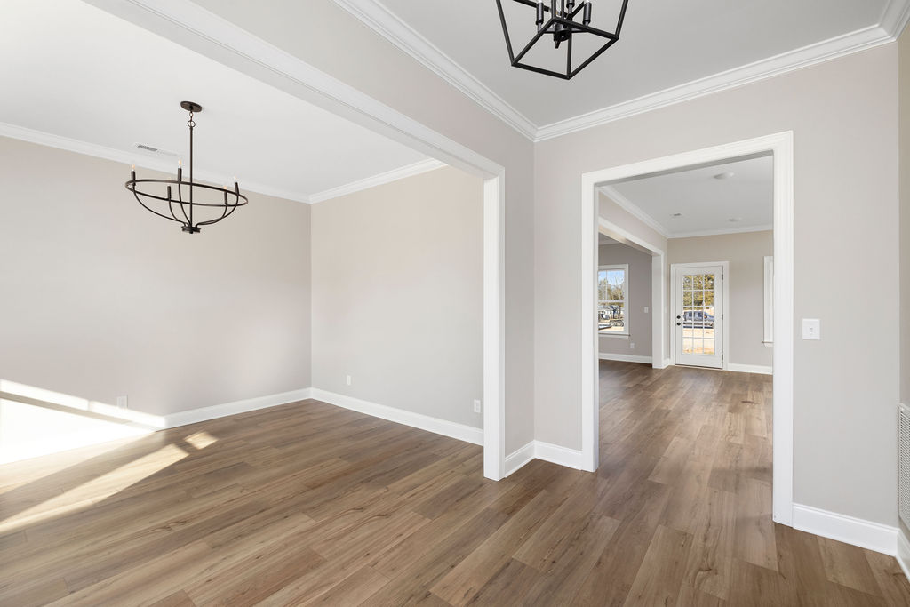 Entryway to new quick move in home North Georgia now selling