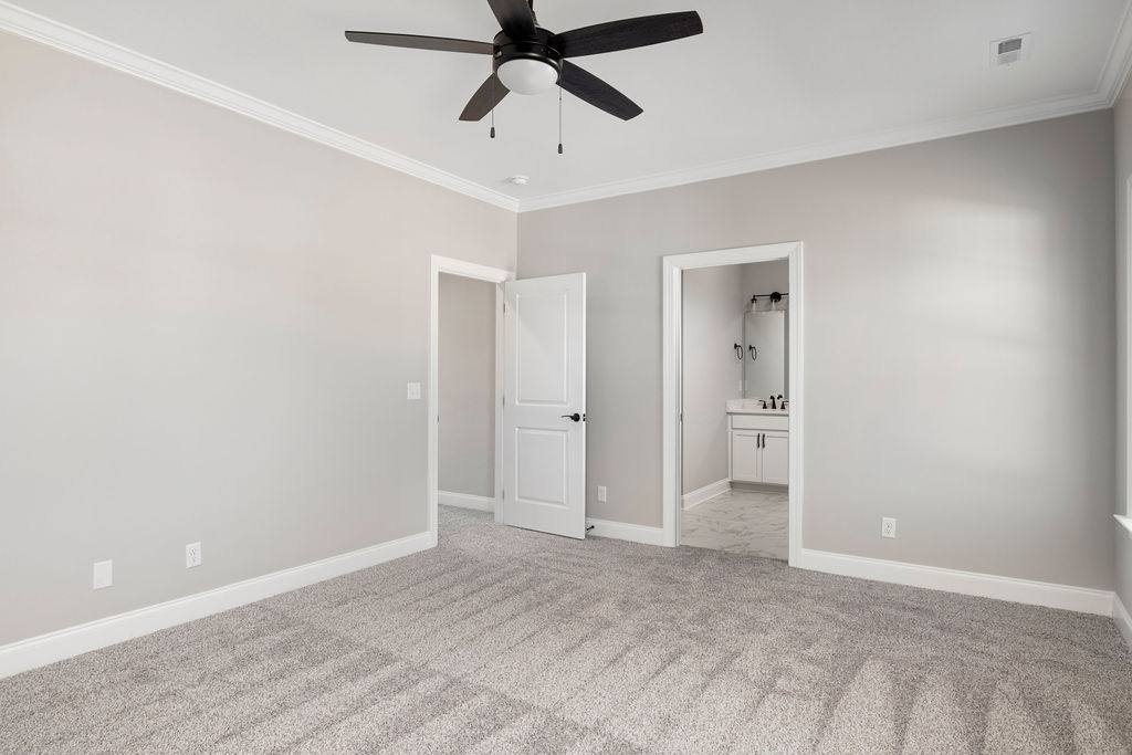 Primary suite with expertly designed finishes