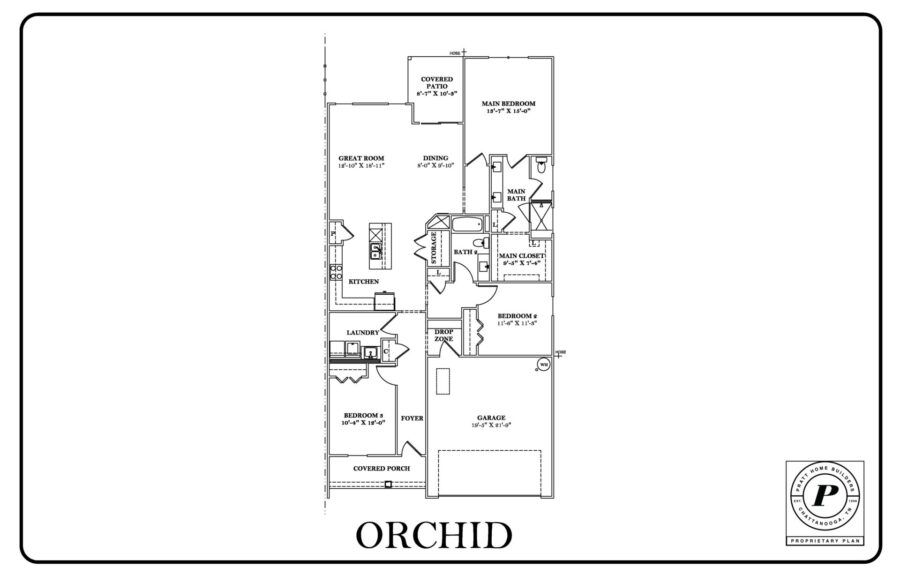 3 bedroom single level new Pratt Construction