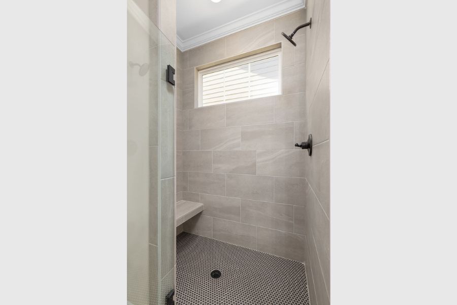 The Orchid walk-in shower