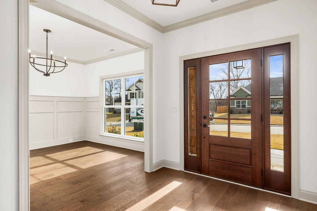 Interior entryway to gorgeous new open floor plan home in Soddy Daisy