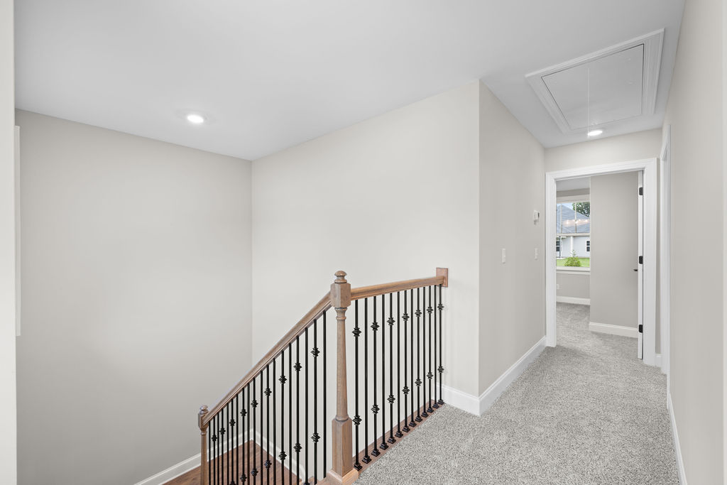 Upstairs landing to 3 bedrooms for guests or children in new Pratt home Chattanooga