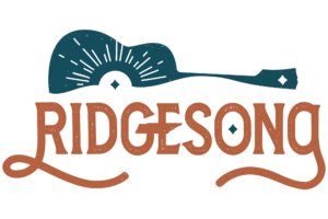 Ridgesong logo features stylized text with a guitar silhouette. Associated with Pratt Home Builders in Chattanooga TN.